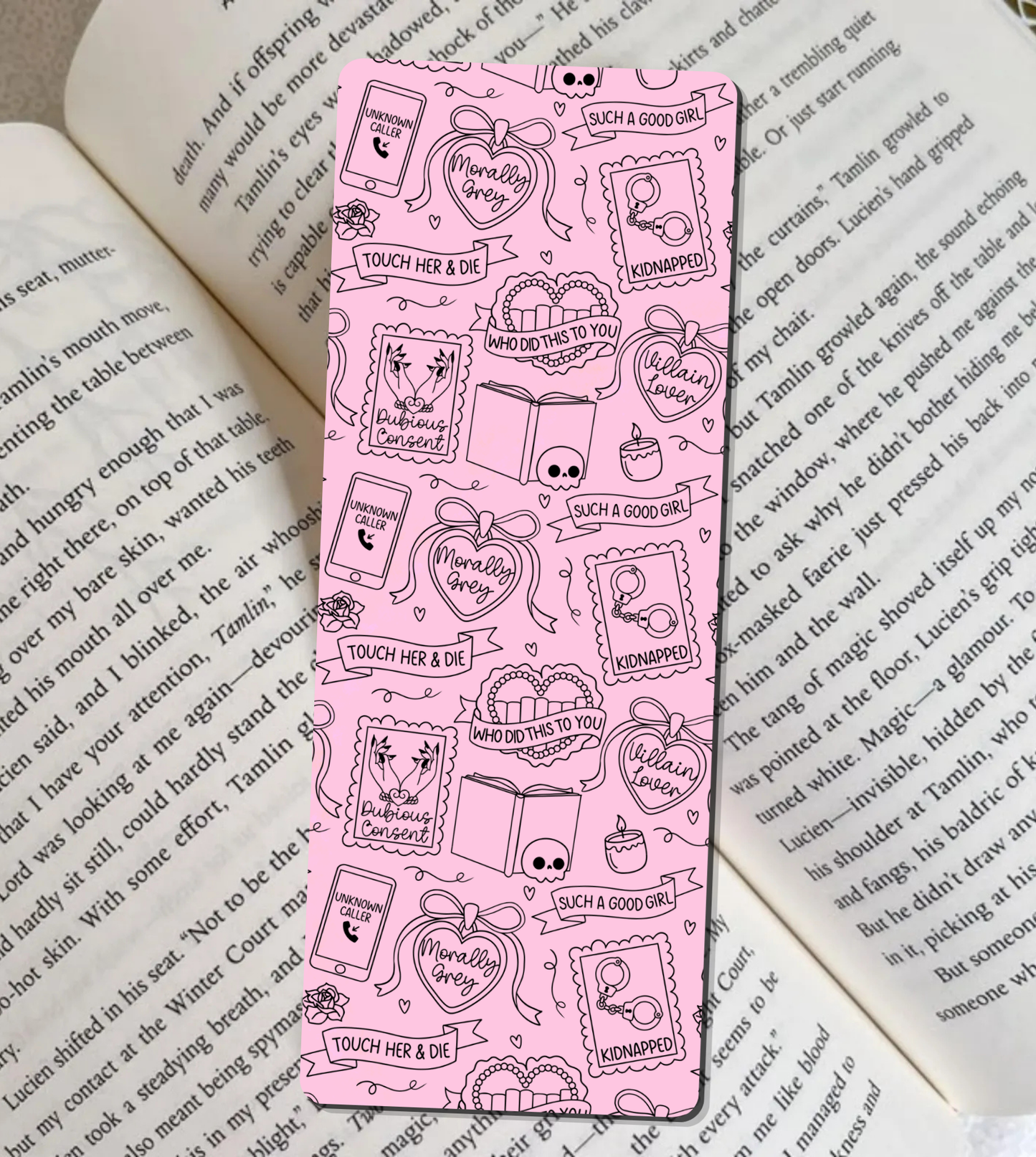 Bookmark paper | Trigger Warnings