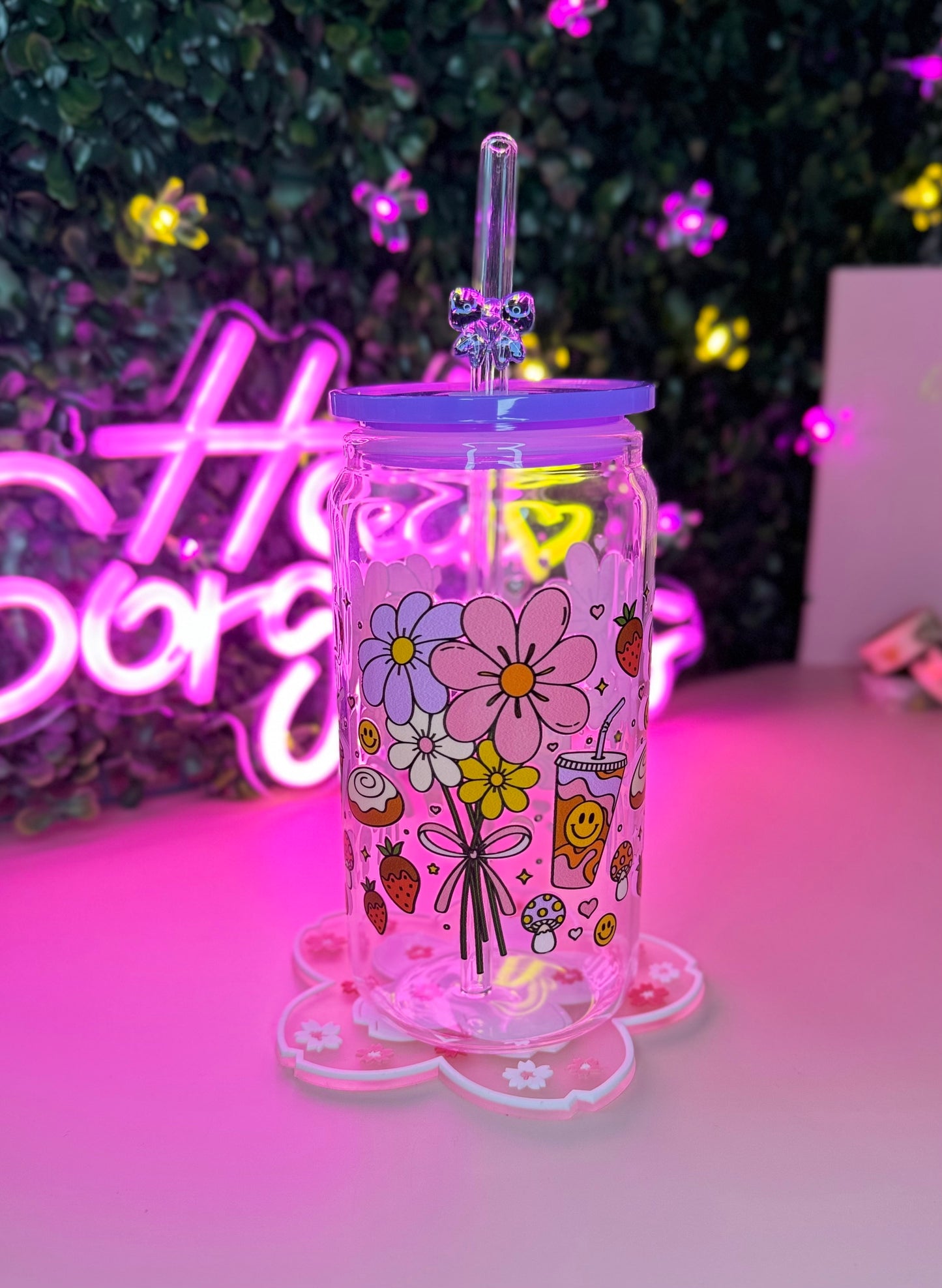 Coffee and flower