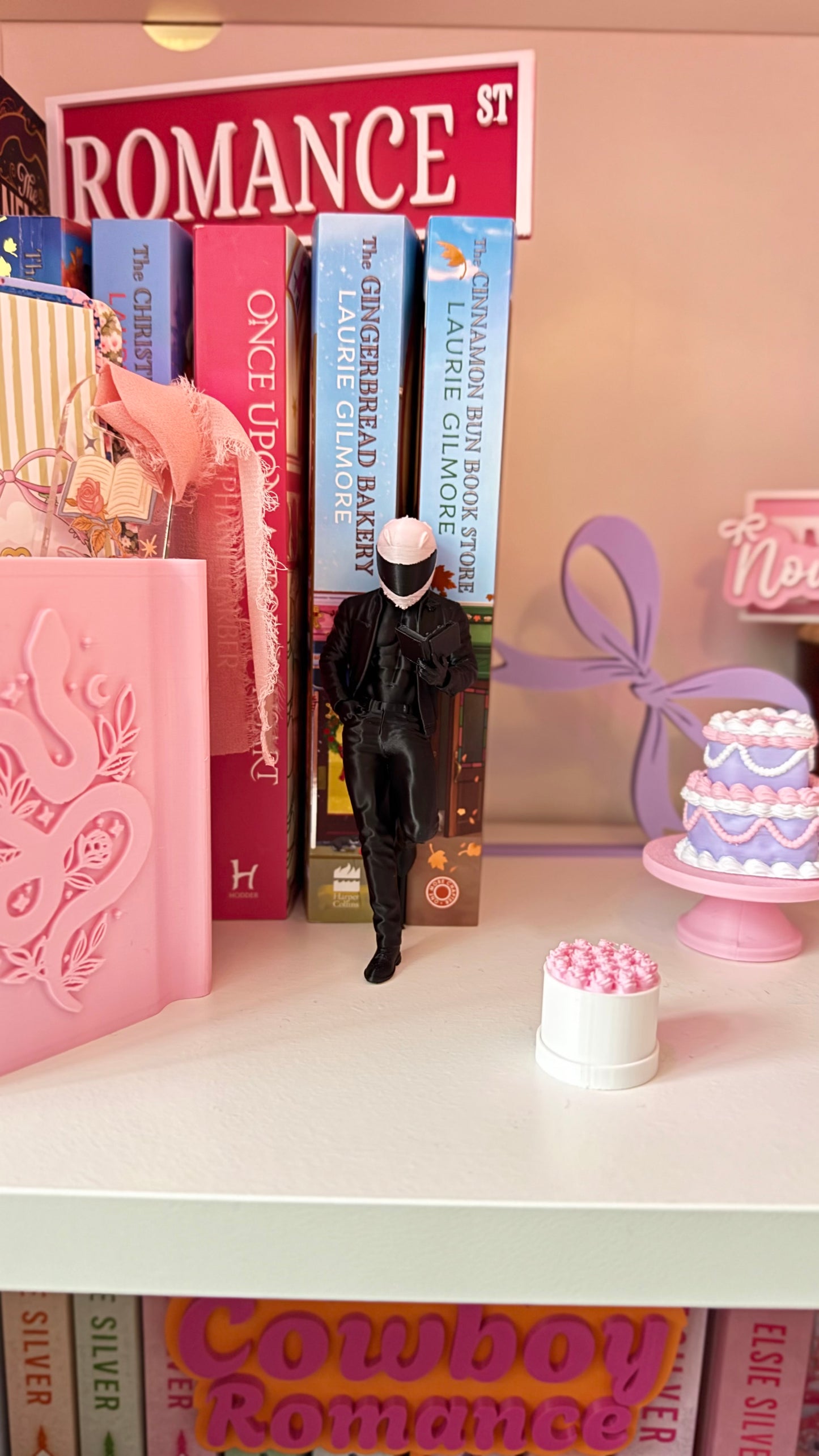 Bookshelf insert | Romance Biker