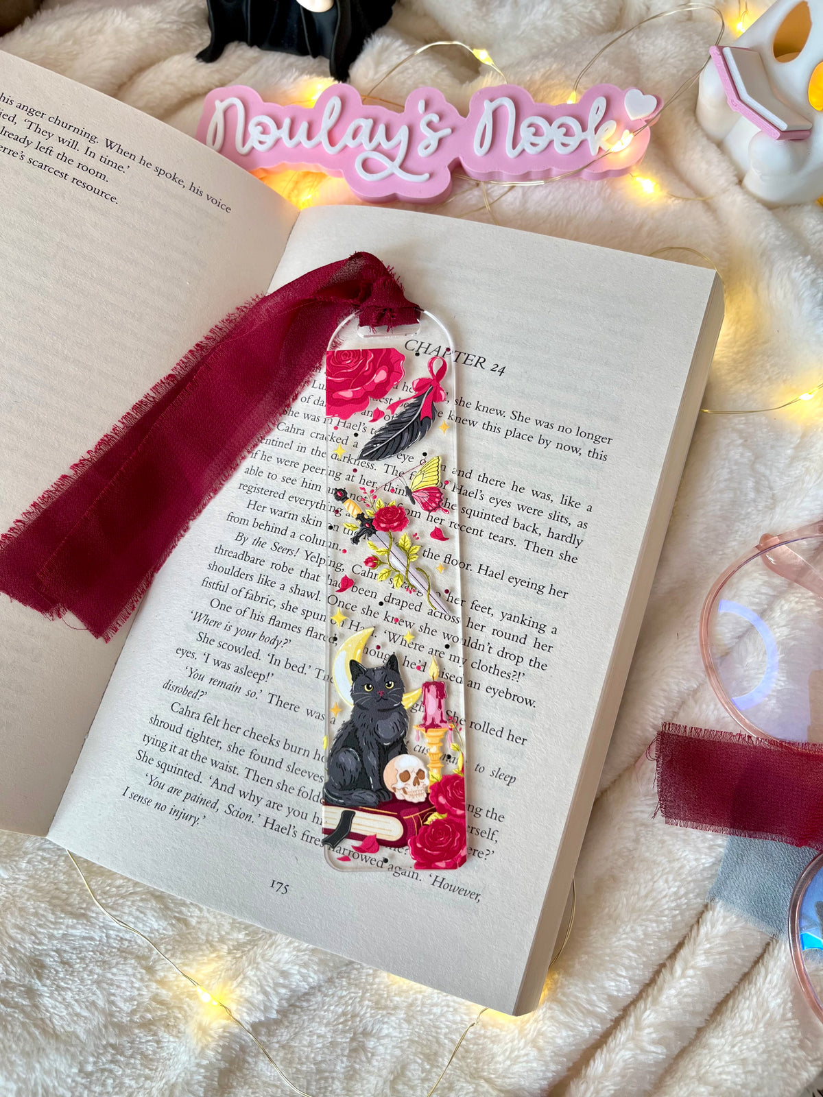 Acrylic Bookmark | Rose & Midnight