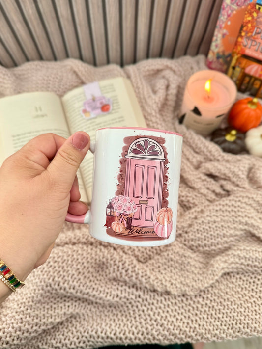 Pumpkin Door Mug