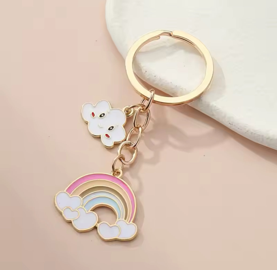 Rainbow keychain