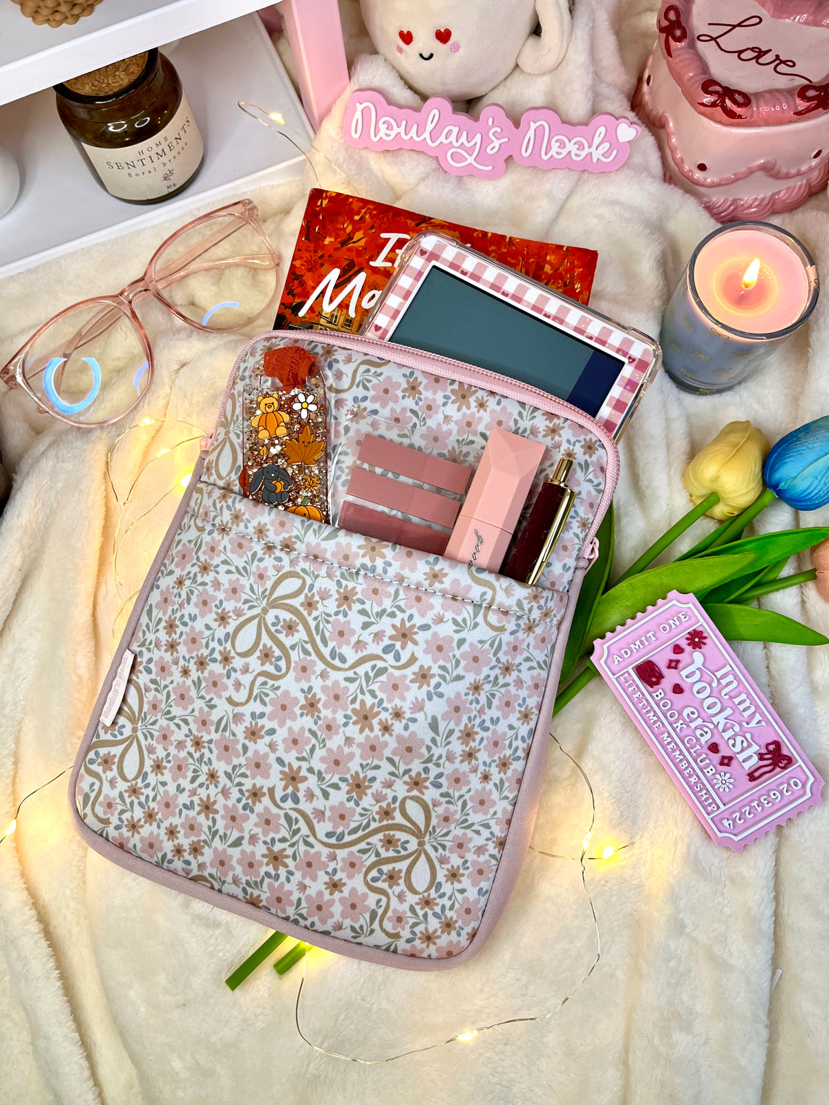 E-reader & Book Sleeve | Vintage Bloom