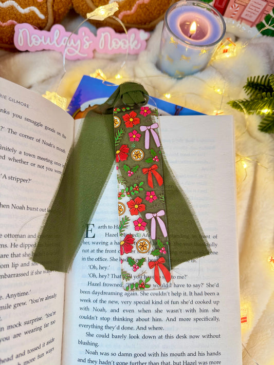 Acrylic Bookmark | Festive Bows