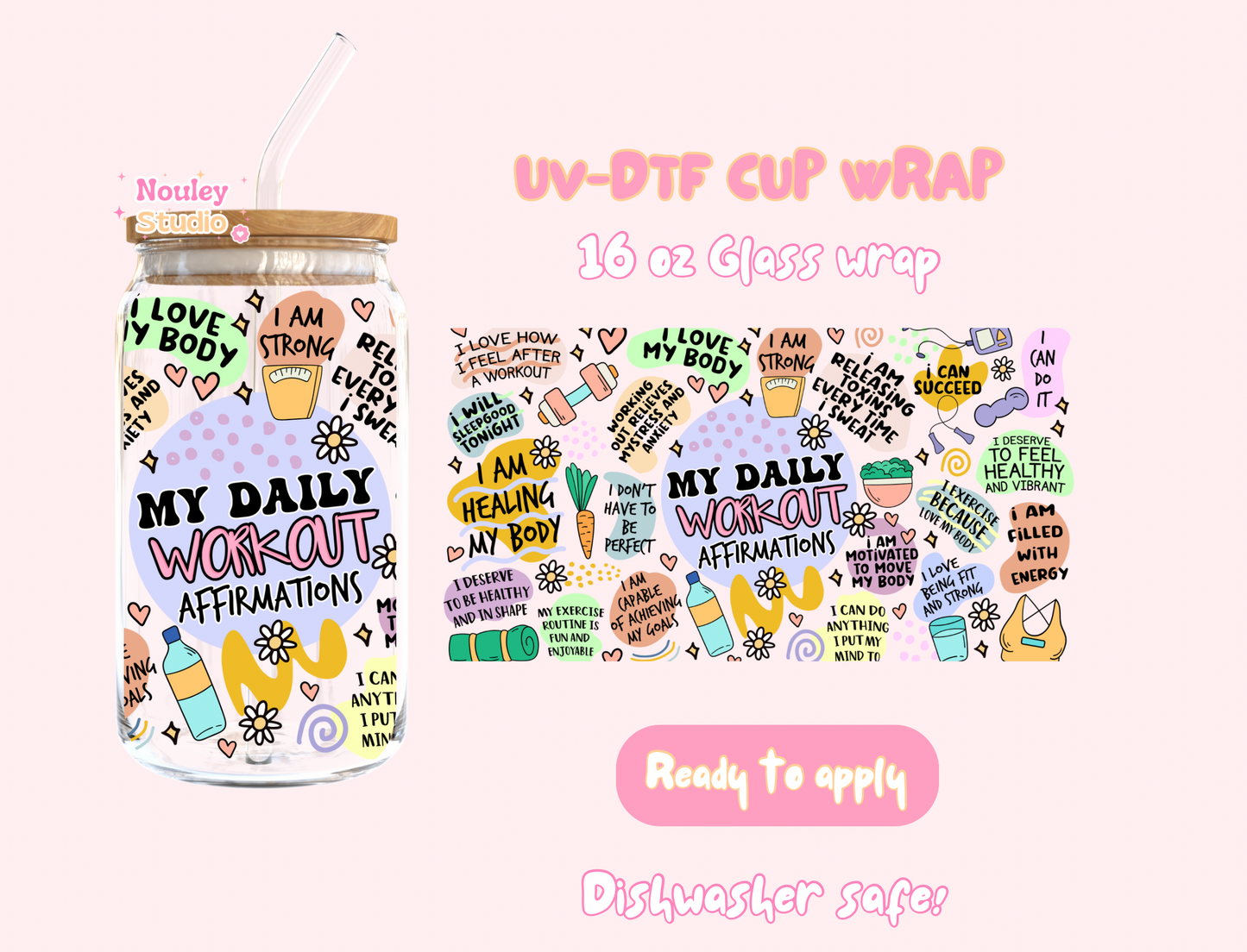 UV DTF Cup wrap | Note to self