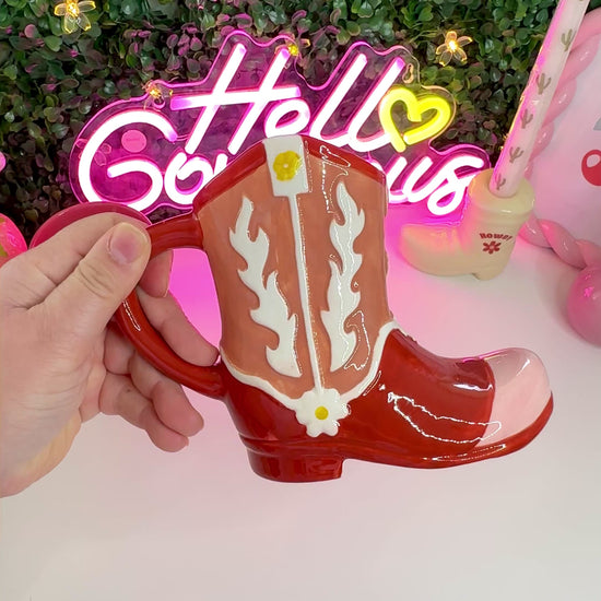 Koffiemok | PINK COWBOY Laarzen mok